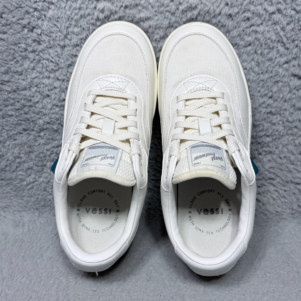 Vessi Courtside Classic Womens Size 6 Sneakers White Gum - Picture 5 of 9